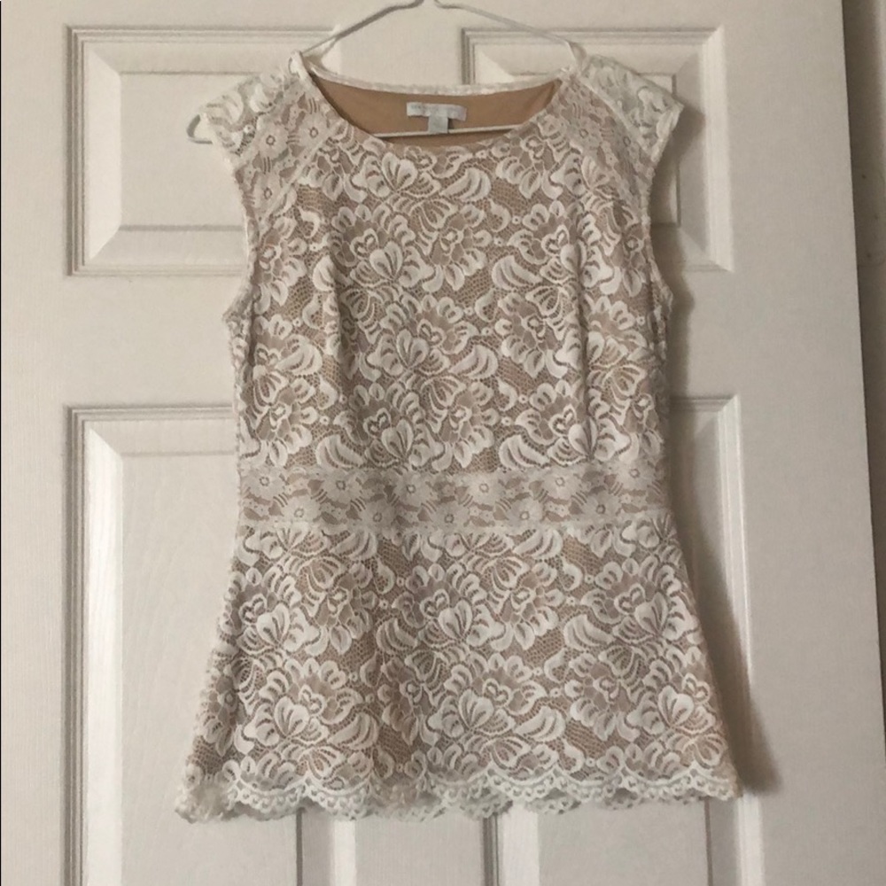 White lace blouse